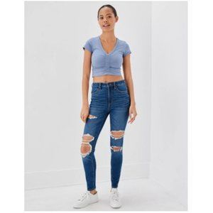 CLEARANCE AE "The Dream Jean" Ripped Stretch Skinny Jeans